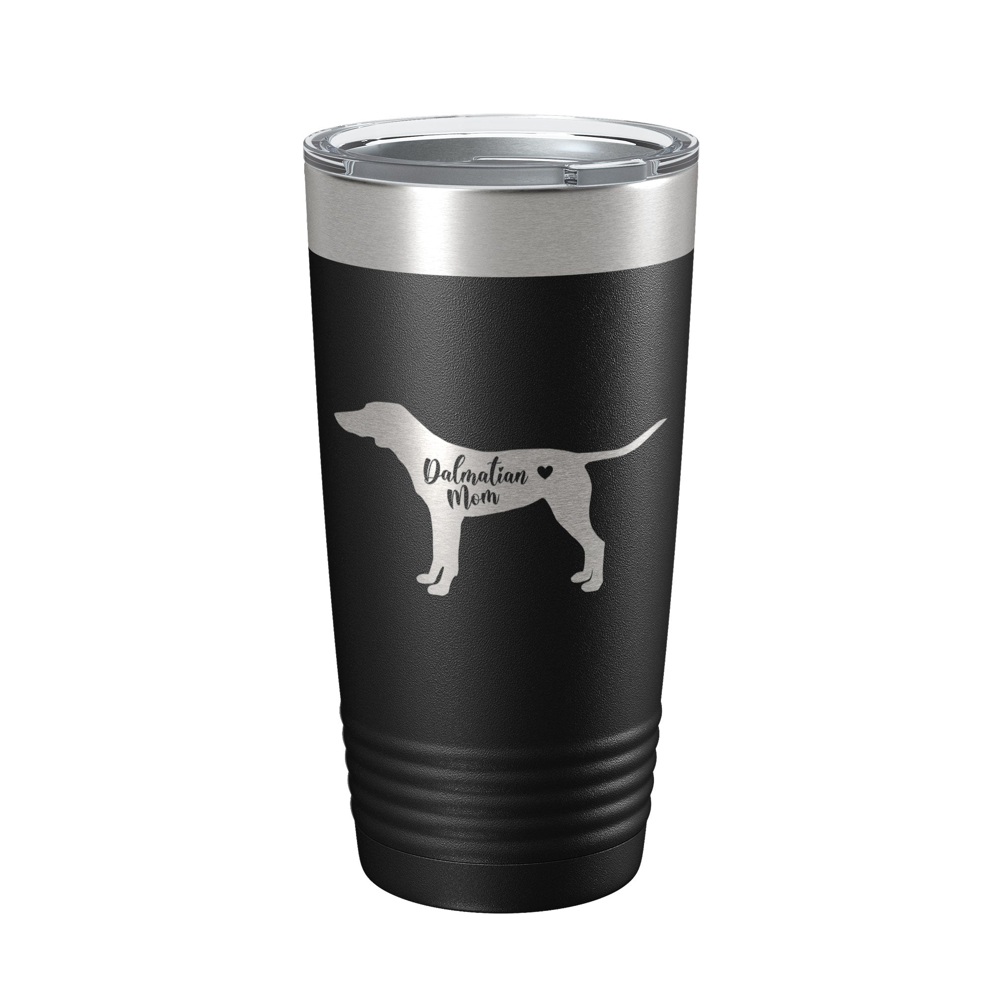 Dalmatian Mom Tumbler Dog Travel Mug Gift Insulated Laser Engraved Coffee Cup 20 oz