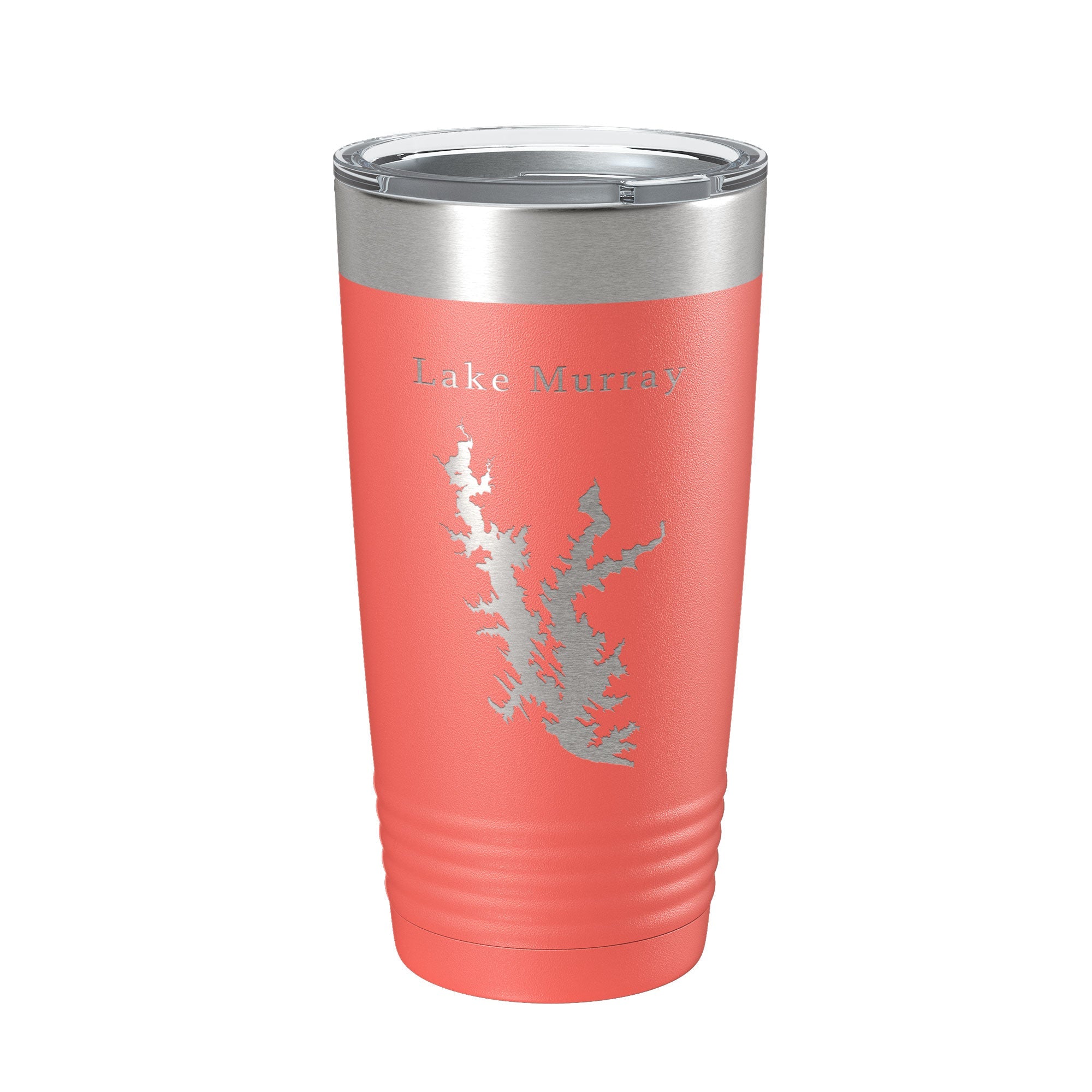 Lake Murray Map Tumbler Travel Mug Insulated Laser Engraved Coffee Cup Oklahoma 20 oz