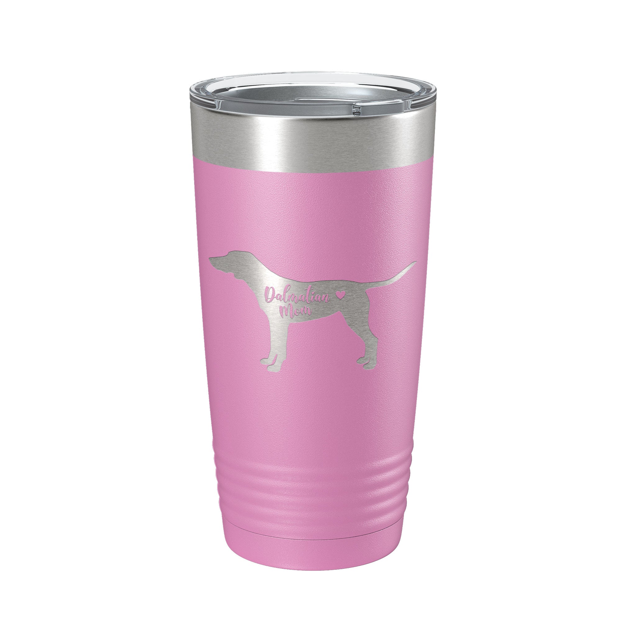 Dalmatian Mom Tumbler Dog Travel Mug Gift Insulated Laser Engraved Coffee Cup 20 oz