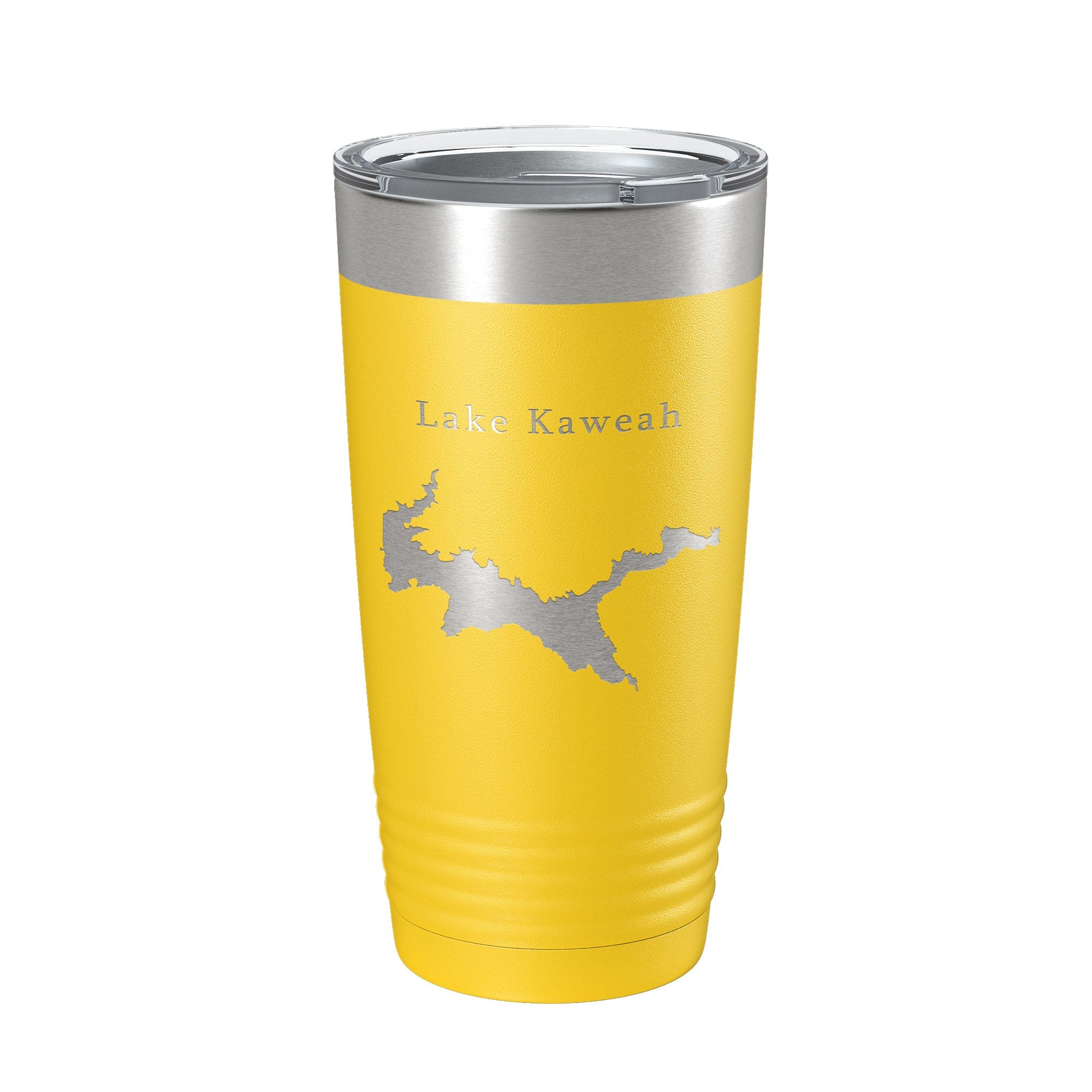 Lake Kaweah Map Tumbler Travel Mug Insulated Laser Engraved Coffee Cup California 20 oz