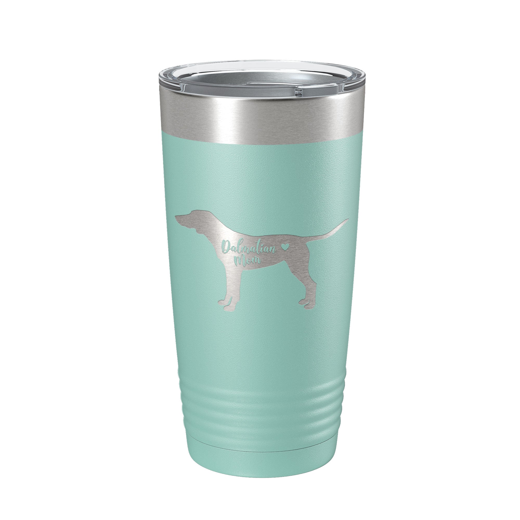 Dalmatian Mom Tumbler Dog Travel Mug Gift Insulated Laser Engraved Coffee Cup 20 oz